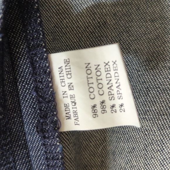 Theory Denim Darted Pleated Sleeveless Dress - Picture 8 of 8